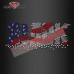 USA Flag Design Iron on Rhinestone Black heat rhinestone transfer USA Flag Design Iron on Rhinestone Black heat rhinestone transfer